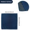 Bow Tie for Men, Boys Classic Tuxedo Bowtie Glitter Dot for Wedding, Dinner Parties, Proms & Formal Business Events U-S-T9 (Navy Blue - Bow Tie & Handkerchief Set) view 3