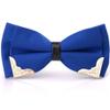 SYAYA Men's Male Boy Pre-Tied Formal Tuxedo Wedding Party Bow Tie Adjustable Large Bowtie Necktie BT5 (Cobalt Blue) view 1