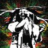 Bob Marley Paint 60x80cm Canvas Print, Multi-Colour, 60 x 80 cm view 1