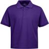 Galaxy by Harvic Short Sleeve Polo Shirts - Boys School Uniform-Cotton/Polyester-Grape, Size 7 view 1