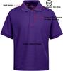 Galaxy by Harvic Short Sleeve Polo Shirts - Boys School Uniform-Cotton/Polyester-Grape, Size 12 view 3