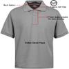 Galaxy by Harvic Short Sleeve Polo Shirts - Boys School Uniform - Heather Gray, Size 5 view 3