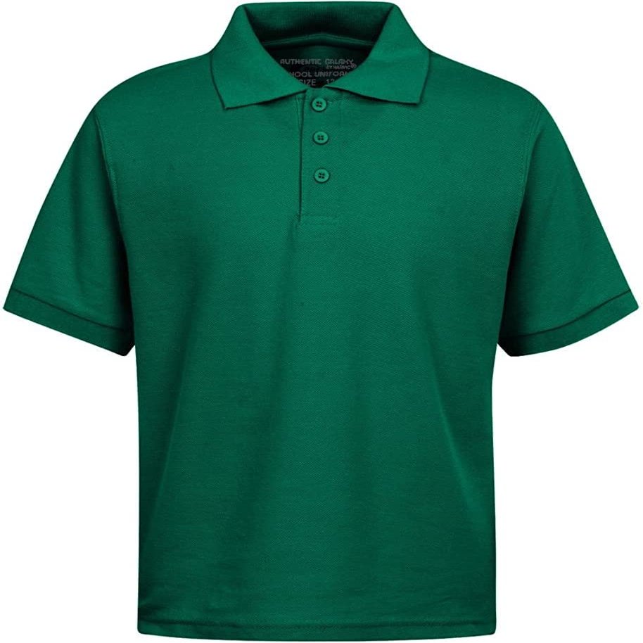 Galaxy by Harvic Short Sleeve Polo Shirts - Boys School Uniform - Hunter Green, Size 20
