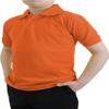 Galaxy by Harvic Short Sleeve Polo Shirts - Boys School Uniform-Cotton/Polyester-Orange-Size 14 view 4