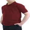 Galaxy by Harvic Short Sleeve Polo Shirts - Boys School Uniform-Cotton/Polyester-Burgundy-Size 4 view 4