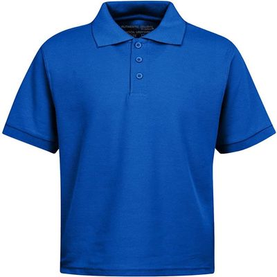 Galaxy by Harvic Short Sleeve Polo Shirts - Boys School Uniform - Royal Blue, Size 18