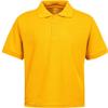 Galaxy by Harvic Short Sleeve Polo Shirts - Boys School Uniform-Cotton/Polyester - Gold, Size 7 view 1