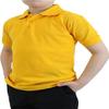 Galaxy by Harvic Short Sleeve Polo Shirts - Boys School Uniform-Cotton/Polyester - Gold, Size 7 view 4