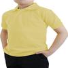 Galaxy by Harvic Short Sleeve Polo Shirts - Boys School Uniform-Cotton/Polyester- Yellow, Size 4 view 4
