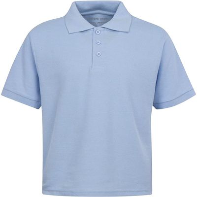 Galaxy by Harvic Short Sleeve Polo Shirts - Boys School Uniform - Light Blue, Size 12