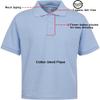 Galaxy by Harvic Short Sleeve Polo Shirts - Boys School Uniform - Light Blue, Size 12 view 3