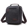Canvas Messenger Bag Classic Shoulder Bag casual Multifunctional Crossbody Travel Purse Upgrade Black