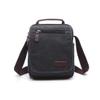 Canvas Messenger Bag Classic Shoulder Bag casual Multifunctional Crossbody Travel Purse Upgrade Black view 2