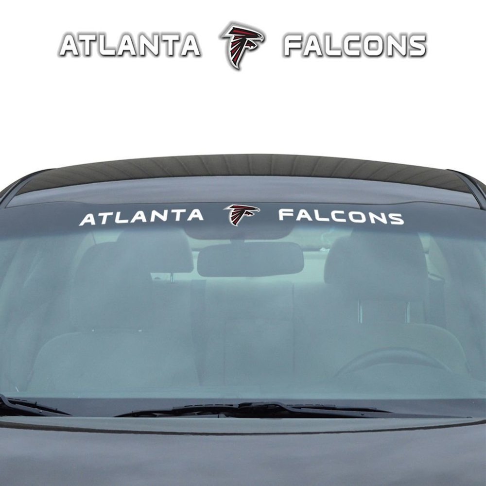 FANMATS NFL - Atlanta Falcons Sun Stripe Windshield Decal 3.25 in. x 34 in.