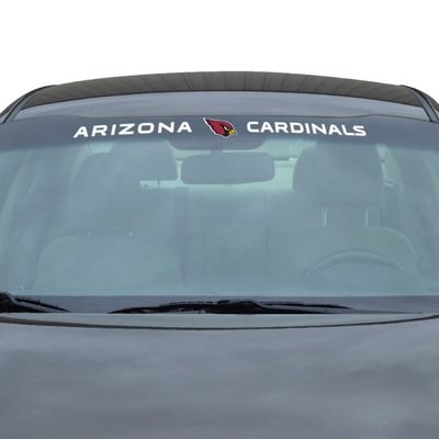 FANMATS 61461 Arizona Cardinals Sun Stripe Windshield Decal 3.25 in. x 34 in.