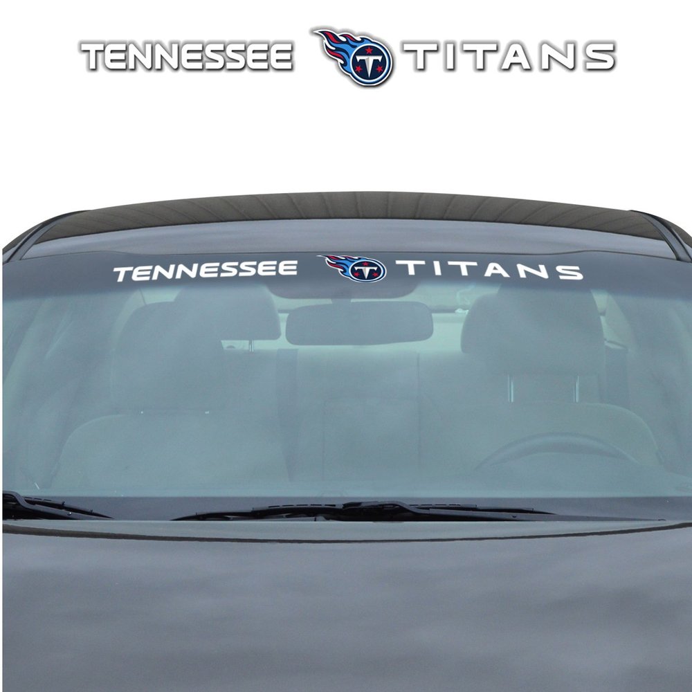 FANMATS 61491 Tennessee Titans Sun Stripe Windshield Decal 3.25 in. x 34 in.