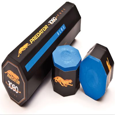 Outdoor Sport Predator 1080 Pure Pool Billiard Cue Stick Chalk - 5 Piece/Box - Blue