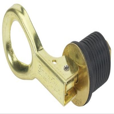 Moeller Snap-Tite Boat Bailer Plug (1-Inch, Brass) Model: 29000-10