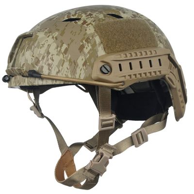 LOOGU Fast BJ Base Jump Tactical Helmet for Airsoft with 12-in-1 Headwear
