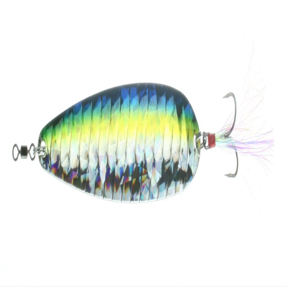 Nichols Lures Lake Fork Flutter Spoon, Bombshell Shad, 5"/1 1/8 oz