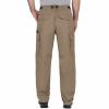 BC Clothing Mens Convertible Cargo Pant (Waist size Large-32 Inseam, Khaki) view 2