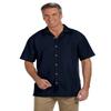 Harriton Men's Barbados Textured Camp Shirt (M560)- NAVY,4XL