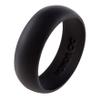 Honor Eternity Ring Men Silicone Ring Premium Grade Wedding-Bands for Active Men, Athletes, Comfortable Fit Jet Black (Jet Black, 13) view 1