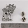 Pewter Elk Bugling Pin, M003, 1.5 Inches, Handmade in the USA, Realistic, Wapiti, Hunting, Metal, Hat Pin, Lapel, Brooch, Gift, Over 3100 Wildlife Designs view 2