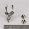 Pewter Mule Deer Pin, M011, 1.5 Inches, Handmade in the USA, Realistic, Buck, Metal, Hat Pin, Lapel, Brooch, Gift, Over 3100 Wildlife Designs view 2