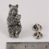 Mother Panda Pin, Mama Bear, Pewter, M152, 1.25 Inches, Handmade in the USA, Realistic, Baby, Panda, Hat Pin, Lapel Pins, Brooch, Gift, Over 3100 Wildlife Designs. view 2