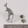 Kangaroo Pin, Pewter, M156, 1.75 Inches, Handmade in the USA, Realistic, Austrailia, Roo, Hat Pin, Lapel Pins, Brooch, Gift, Over 3100 Wildlife Designs. view 2