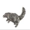Skunk Pin, Pewter, M174, 1.5 Inches, Handmade in the USA, Realistic, Cute, Hat Pin, Lapel Pins, Brooch, Gift, Over 3100 Wildlife Designs. view 1