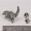 Skunk Pin, Pewter, M174, 1.5 Inches, Handmade in the USA, Realistic, Cute, Hat Pin, Lapel Pins, Brooch, Gift, Over 3100 Wildlife Designs. view 2