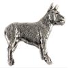 Austrailian Cattle Dog Pin, Full Body, Pewter, D314F, 1 1/2 Inches, Handmade in the USA, Austrailian Cattle Gift, Realistic Sheep Dog Pin, Metal, Lapel Pin, Hat Pin, Brooch, Gift, Over 90 Dog Breeds Available view 1