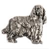 Cavalier King Charles Spaniel Pin, Full Body, Pewter, D344F, 1 1/4 Inches, Handmade in the USA, Cav King Gift, Spaniel, Realistic, Metal, Lapel Pins, Hat Pin, Brooch, Gift, Over 90 Dog Breeds Available