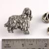 Cavalier King Charles Spaniel Pin, Full Body, Pewter, D344F, 1 1/4 Inches, Handmade in the USA, Cav King Gift, Spaniel, Realistic, Metal, Lapel Pins, Hat Pin, Brooch, Gift, Over 90 Dog Breeds Available view 2
