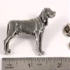 Coon Hound Pin, Full Body, Pewter, D360F, 1 3/4 Inches, Handmade in The USA, Coonhound Gift, Realistic Hound Dog Pin, Metal, Lapel Pins, Hat Pin, Brooch, Gift, Over 90 Dog Breeds Available view 2