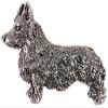 Corgi Pin, Full Body, Pewter, D362F, 1 3/4 Inches, Handmade in The USA, Pembroke Welsh Corgi Gift, Realistic Corgi Dog Pin, Metal, Lapel Pins, Hat Pin, Brooch, Gift, Over 90 Dog Breeds Available view 1