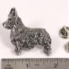 Corgi Pin, Full Body, Pewter, D362F, 1 3/4 Inches, Handmade in The USA, Pembroke Welsh Corgi Gift, Realistic Corgi Dog Pin, Metal, Lapel Pins, Hat Pin, Brooch, Gift, Over 90 Dog Breeds Available view 2