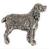 Springer Spaniel Pin, Full Body, Pewter, D72F, 1 1/2 Inches, Handmade in the USA, Cute, Gift, Realistic Springer Spaniel Pin, Metal, Lapel Pins, Hat Pin, Brooch, Over 90 Dog Breeds Available view 1