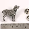 Springer Spaniel Pin, Full Body, Pewter, D72F, 1 1/2 Inches, Handmade in the USA, Cute, Gift, Realistic Springer Spaniel Pin, Metal, Lapel Pins, Hat Pin, Brooch, Over 90 Dog Breeds Available view 2