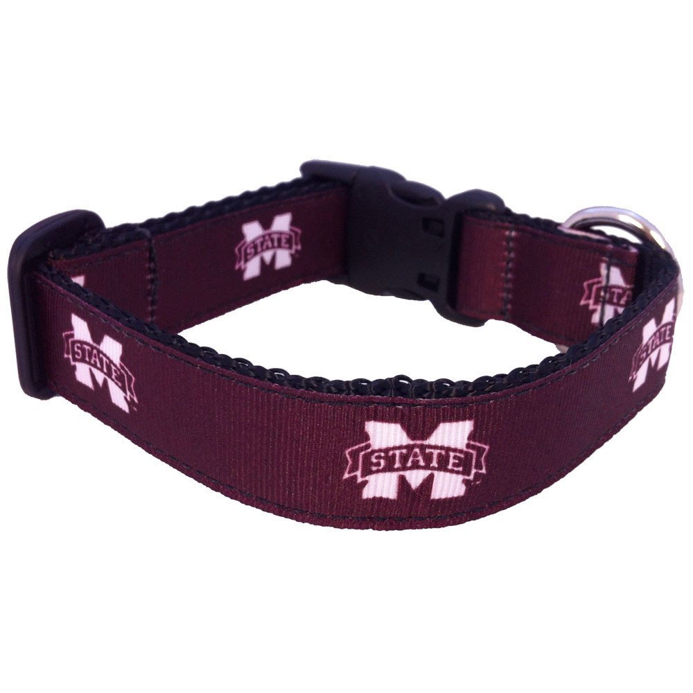 Mississippi State Bulldogs Dog Collar Small
