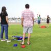 GoSports Portable PVC Framed Cornhole Toss Game Set with 8 Bean Bags and Travel Carrying Case - Choose Your Style view 2