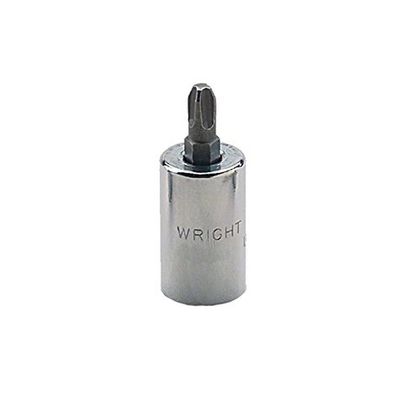 1/4" Drive Screwdriver Bit Socket w/Standard Phillips Bit #1