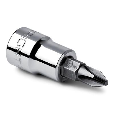 3/8" Drive Screwdriver Socket w/Standard Phillips Bit - #3