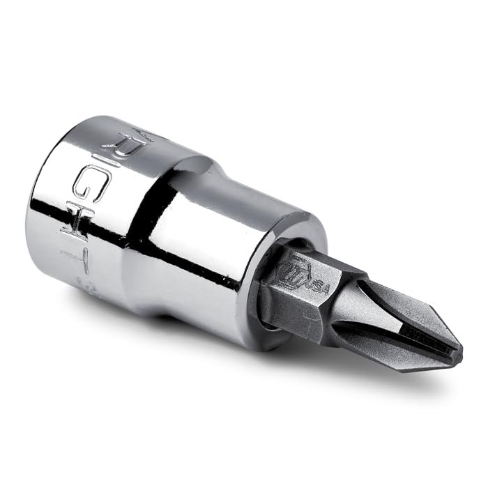 3/8" Drive Screwdriver Socket w/Standard Phillips Bit - #3