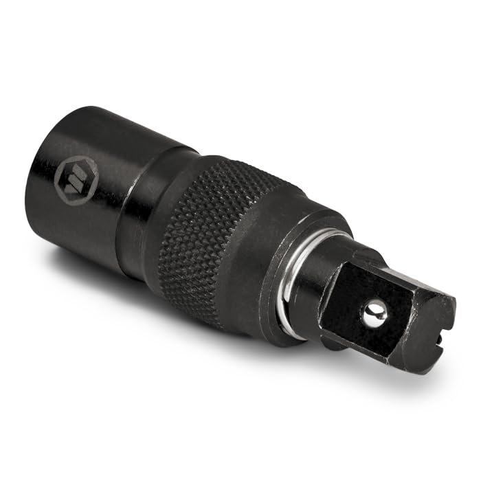 3/8 Drive Locking Adaptor Screw Black 3/8 Female x 3/8 Male
