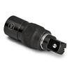 3/8 Drive Locking Adaptor Screw Black 3/8 Female x 3/8 Male view 1