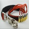 36" Biker Get-back Whip - Panic Snap - Orange-black Reflective Paracord view 1