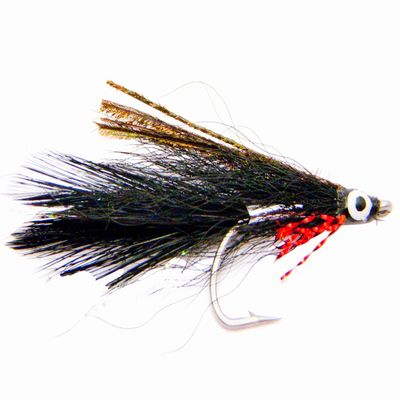 Black Deceiver Saltwater Fishing Fly (1 Dozen) (Size 2/0)